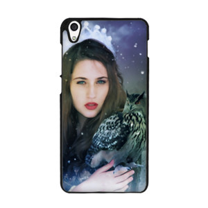 Beautiful Girl with Her Owl Mobile Phone Casing Casing HP