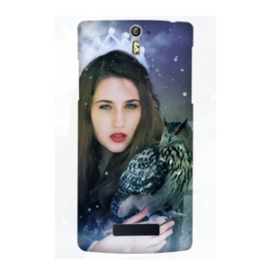 Beautiful Girl with Her Owl Mobile Phone Casing Casing HP