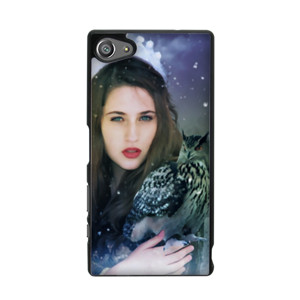 Beautiful Girl with Her Owl Mobile Phone Casing Casing HP