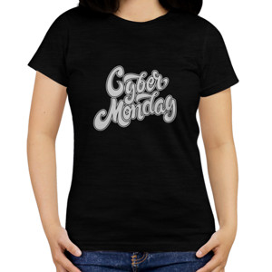 Kaos Cyber Monday Hand Drawn