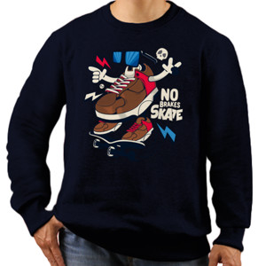 Jaket Sweater No Brakes Skate