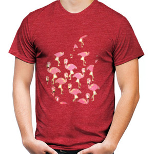 Kaos apple flamingo
