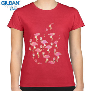 Kaos apple flamingo