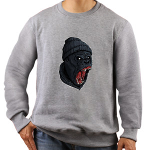 Jaket Sweater gorilla shouted
