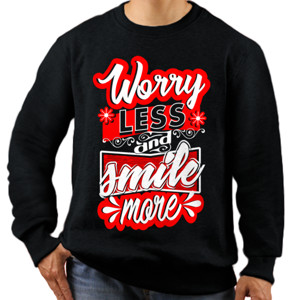 Jaket Sweater WORRY LESS AND SMILE MORE