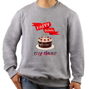 Jaket Sweater Happy Birthday My Dear
