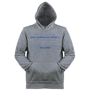 Jaket Hoodie Geek Low Profile