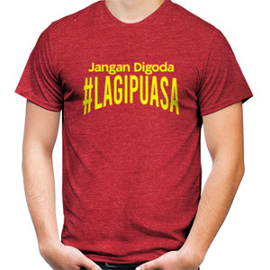 Kaos Jangan Digoda Lagi Puasa