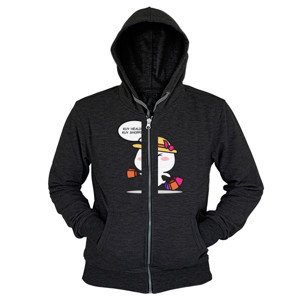 Hoodie Zipper Kuy Healing, Kuy Shopping!