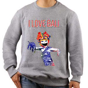 Jaket Sweater I Love Bali