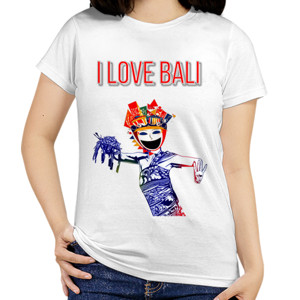 Kaos I Love Bali
