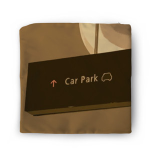 Sarung Bantal car park