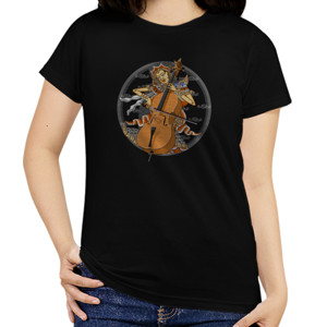 Kaos wayang melody 2 klasik black
