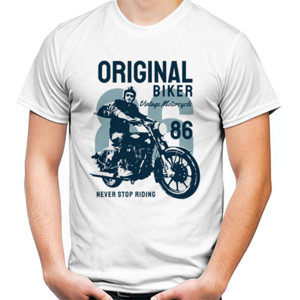 Kaos Biker Vintage Motorcycle