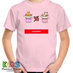 Kaos Kaos Tema Doodle Kawaii Mie Ramen Versus