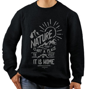 Jaket Sweater NATURE are OUR HOME