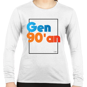 Kaos Kaos Wanita Gen 90 Lengan Panjang by Co_mbro