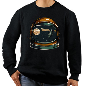 Jaket Sweater Astronaut Helmet