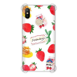 Casing HP Strawberry Milk Pattern