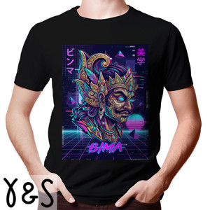 Kaos Kaos Bima Cyberpunk Neon Premium
