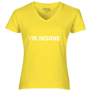 Kaos KAOS KATA-KATA I'M INSANE