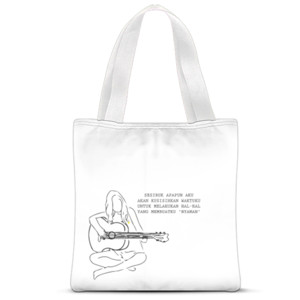 Tas Tote Fullprint enjoy for myself