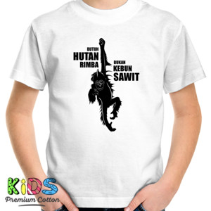 Kaos Orang Utan : Rimba X Sawit