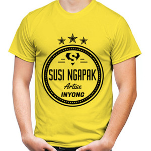 Kaos Susi Ngapak Artise Inyong - Yellow