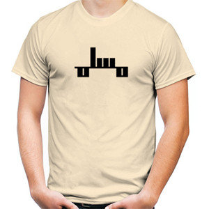 Kaos Muslim Straight Solid Black-BrownCream