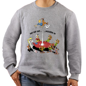 Jaket Sweater Tintin Lucky