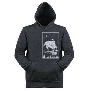 Jaket Hoodie SKULL AND A COUPLE OF CLIMBERS