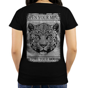 Kaos OPEN YOUR MIND BEFORE YOUR MOUTH