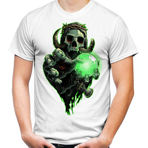 Kaos Green Skull