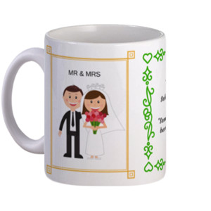 Mug Wedding - Mug Couple (Mug Hadiah Pernikahan)