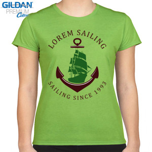 Kaos Lorem Sailing - Anchor 