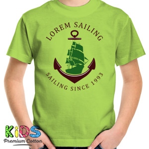 Kaos Lorem Sailing - Anchor 