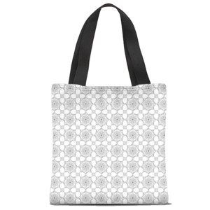 Tas Tote Fullprint Simetri pattern