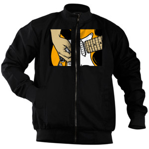 Jaket Bomber Guitar music