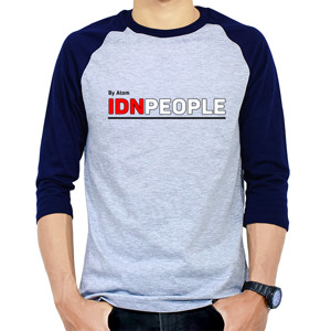 Kaos Raglan Indonesia People, IDNPeople Tshirt kaos Nasionalis