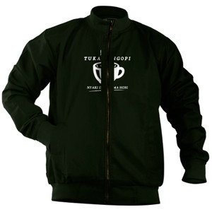 Jaket Bomber Tukang ngopi