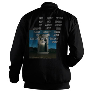 Jaket Bomber NCT1 | NCT 2020 Member Name & Logo (Hitam)