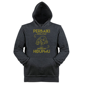 Jaket Hoodie Typography 040