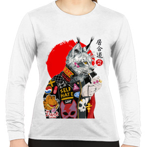 Kaos TH-01 Bad Cat (White)