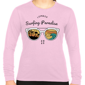 Kaos Lombok Surfing Paradise