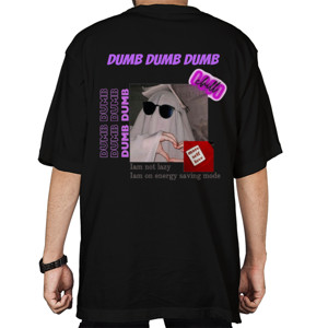 Kaos Oversize AESTHETIC DUMB