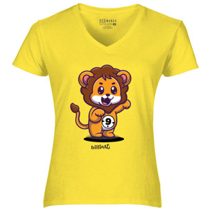 Kaos cute lion 9ball | billiArt | Shirt