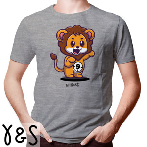 Kaos cute lion 9ball | billiArt | Shirt
