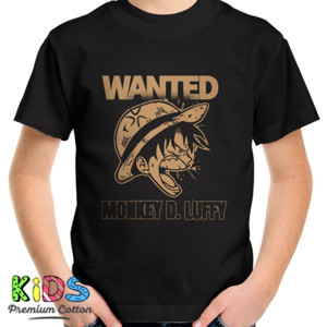 Kaos Wanted - Monkey D. Luffy