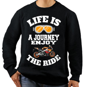 Jaket Sweater LIFE IS A JOURNEY ENJOY THE RIDE