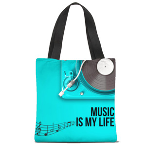Tas Tote Fullprint music